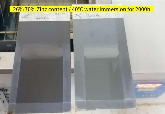 40℃ water immersion for 2000h