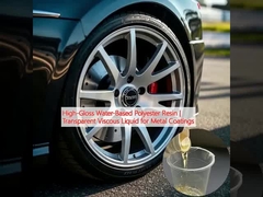 High-Gloss Water-Based Polyester Resin | Transparent Viscous Liquid for Metal Coatings
